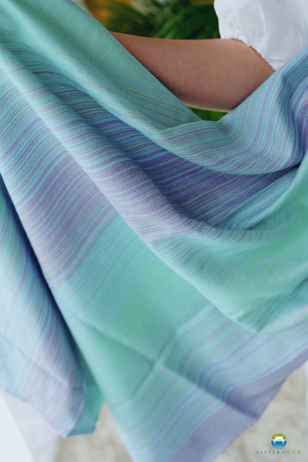 Écharpe de portage Little Frog - Bamboo Larimar - taille 3