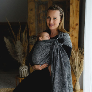 Ring sling Linen Night Wildness - size S (1,7 m)