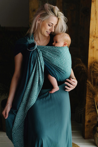 Ring Sling Jade Cube size M  /2nd class – green-grey, easy to use