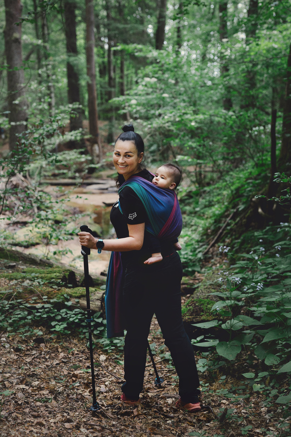 Écharpe de portage Bamboo Misty Zircon - taille 5 /2e choix