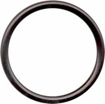 Handpolierte schwarze Aluminium-Tragetuchringe für Ringslings, Größe XL