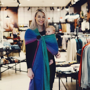 Ring Sling Tragetuch TENCEL™ Aurora Cube - Größe L (2,3m)