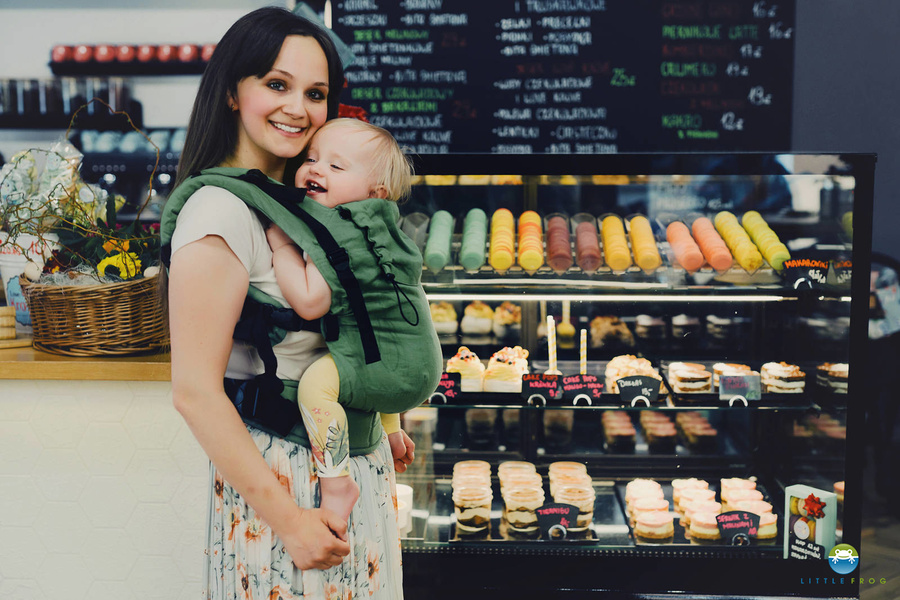 Nosidełko dla dzieci Prime Pure Linen Amazon Rainforest 