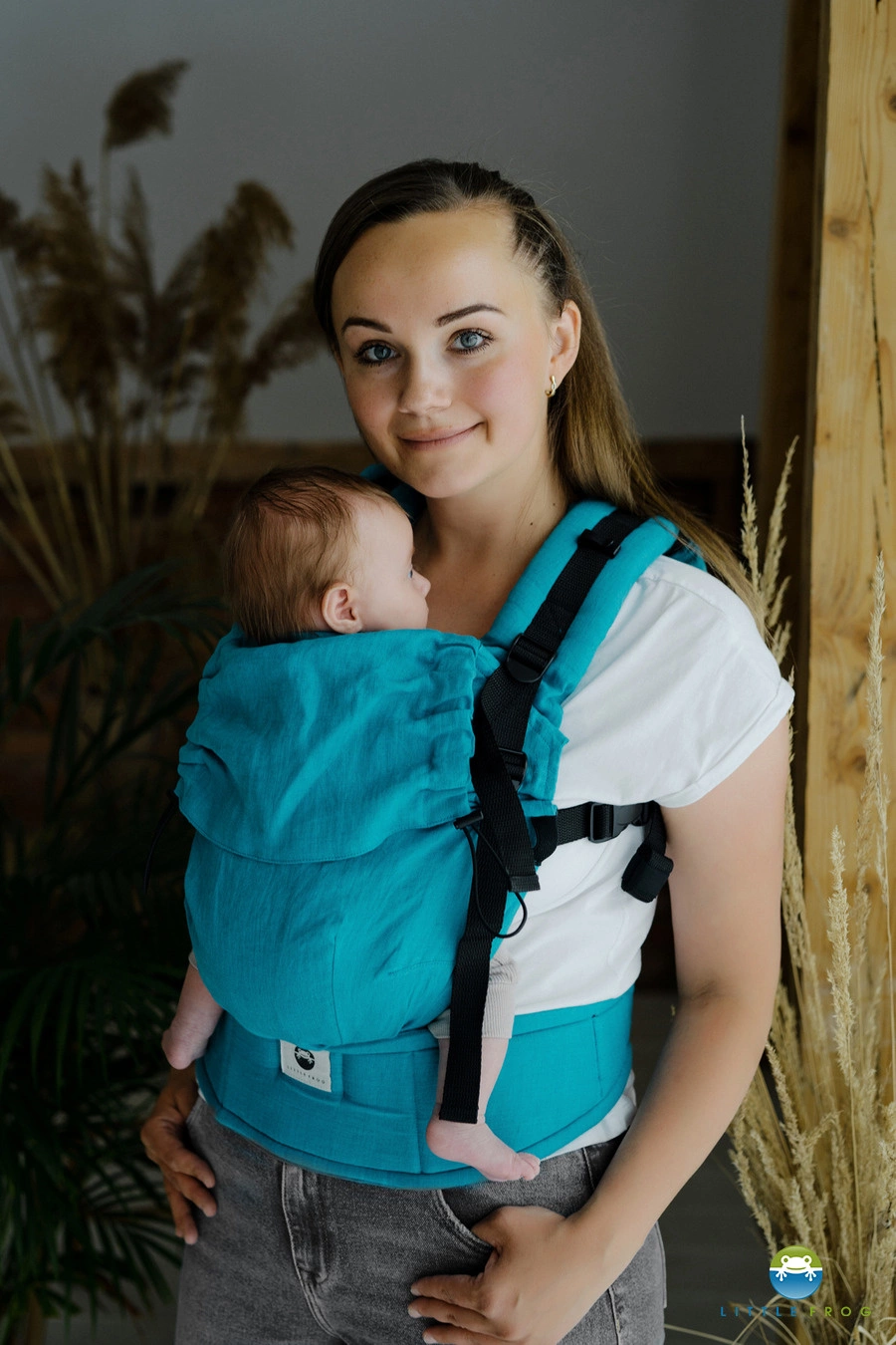 Little Frog - Une attache supplémentaire sur la ceinture ventrale pour les  enfants qui ne se tiennent pas assis - les porte-bébés Prime Little Frog