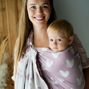 Bandolera de anillas Hazy Love Rose - talla M (2m)