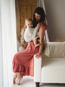 Baby Sling Linen Summer Meadow size 7