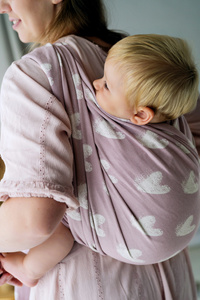 Chusta do noszenia dziecka Hazy Love Rose 3,6m
