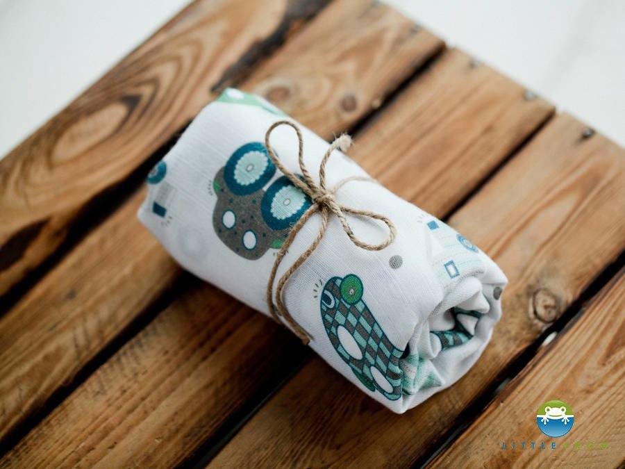 Little Frog Bambus Windel - Kuschelige Autos - 1St