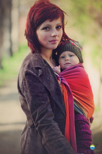 Ring sling Ammolite in Love - size M (2m)