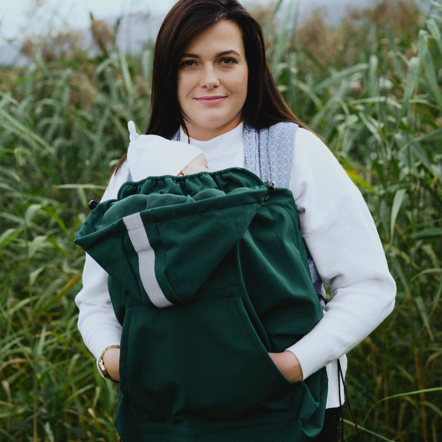 Cobertor para portabebé (softshell) - Green