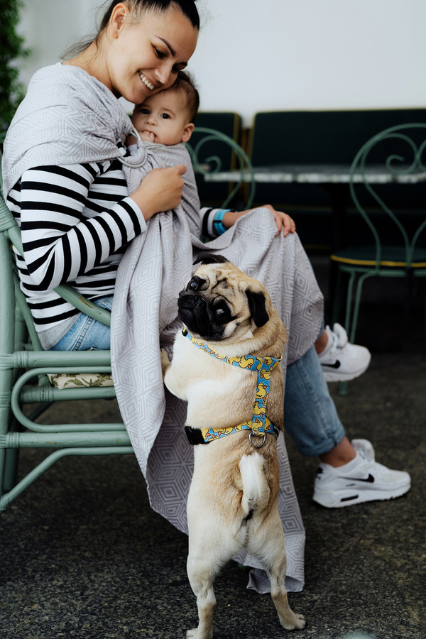 Ring Sling Grey Cube - taille S (1,7 m)